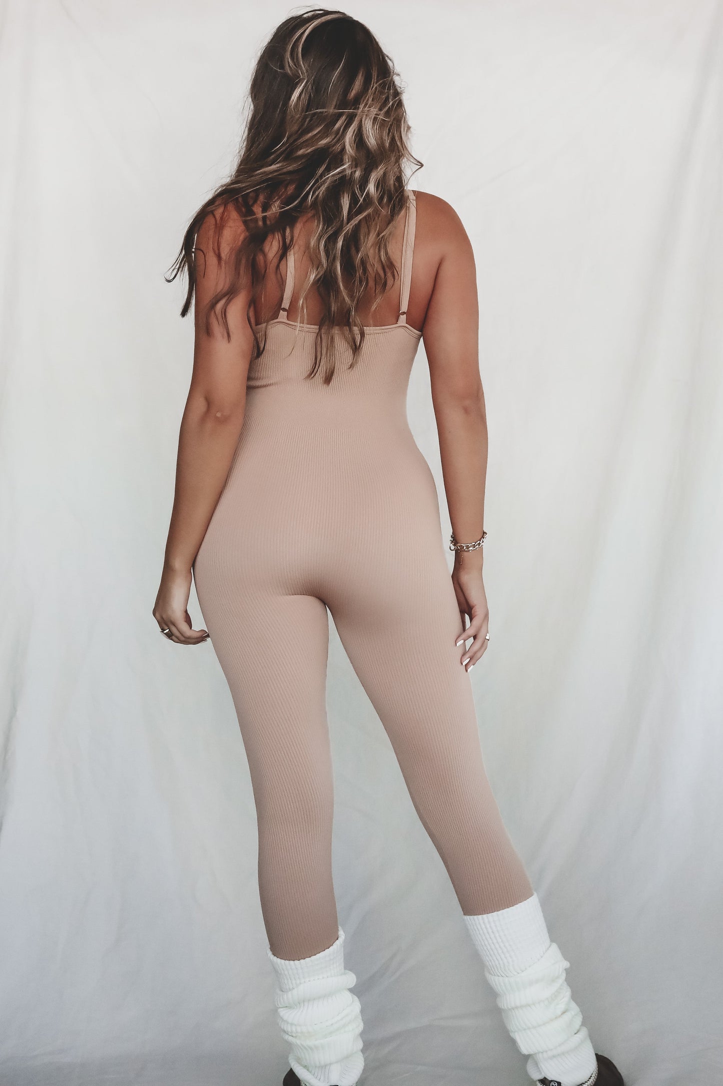 Style Is The Game Ribbed Long Jumpsuit